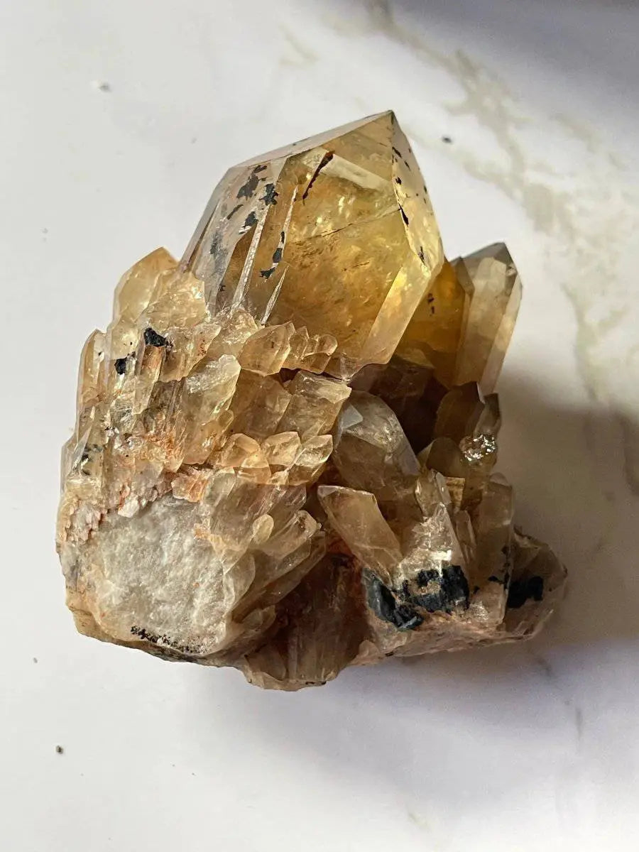 Natural Kundalini Citrine: Untreated Congo Yellow Crystal view 2